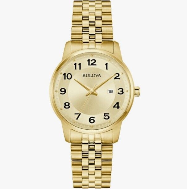 BU0002-Women's Watch : Classic Gold Tone