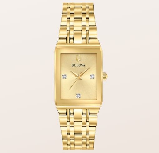BU0003-Women's Watch : Quadra Gold Tone