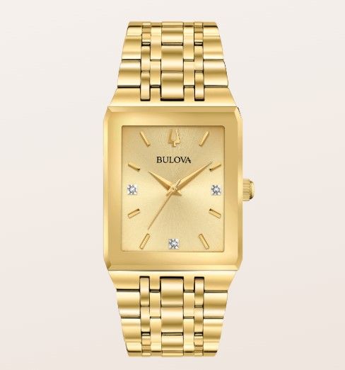 BU0004-Men's Watch  : Quadra Gold Tone