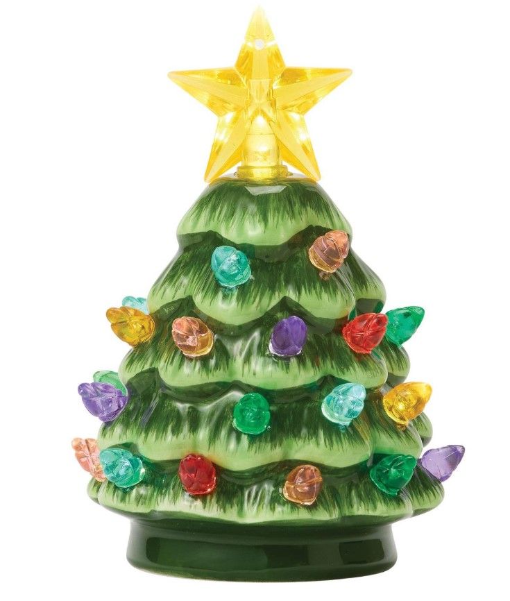 EP8935-Lantern : Green Christmas Tree