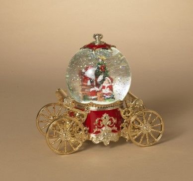 GS0015-Lantern : Carriage with Santa