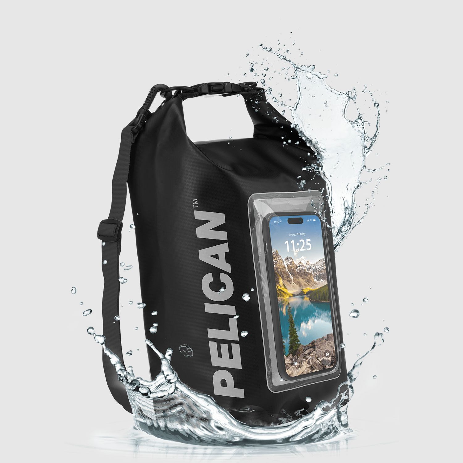 Pelican Marine Waterproof 5L Dry Bag (Stealth Black)