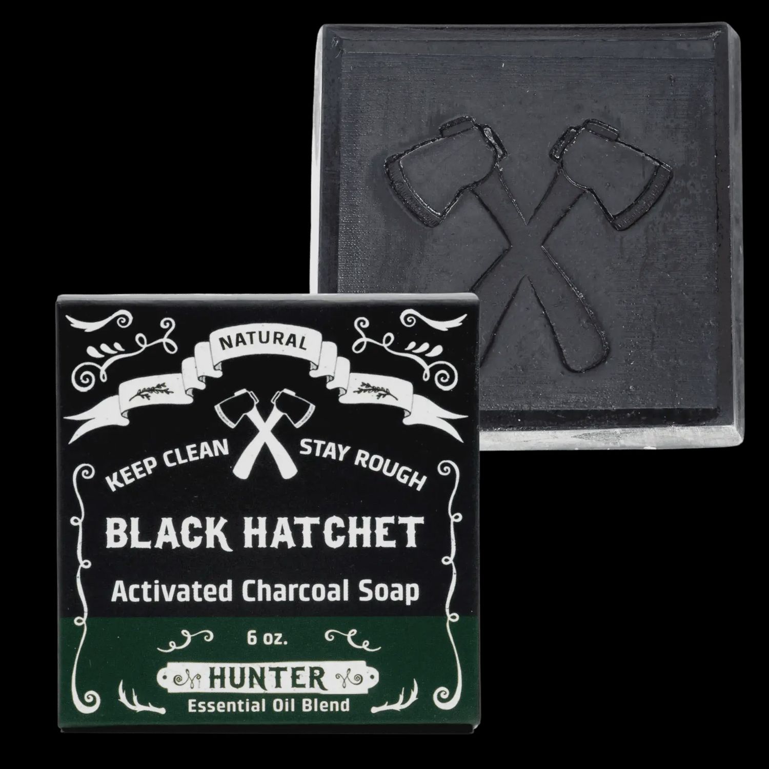 Charcoal Soap – Hunter  | Detox Bar for Men with Charcoal