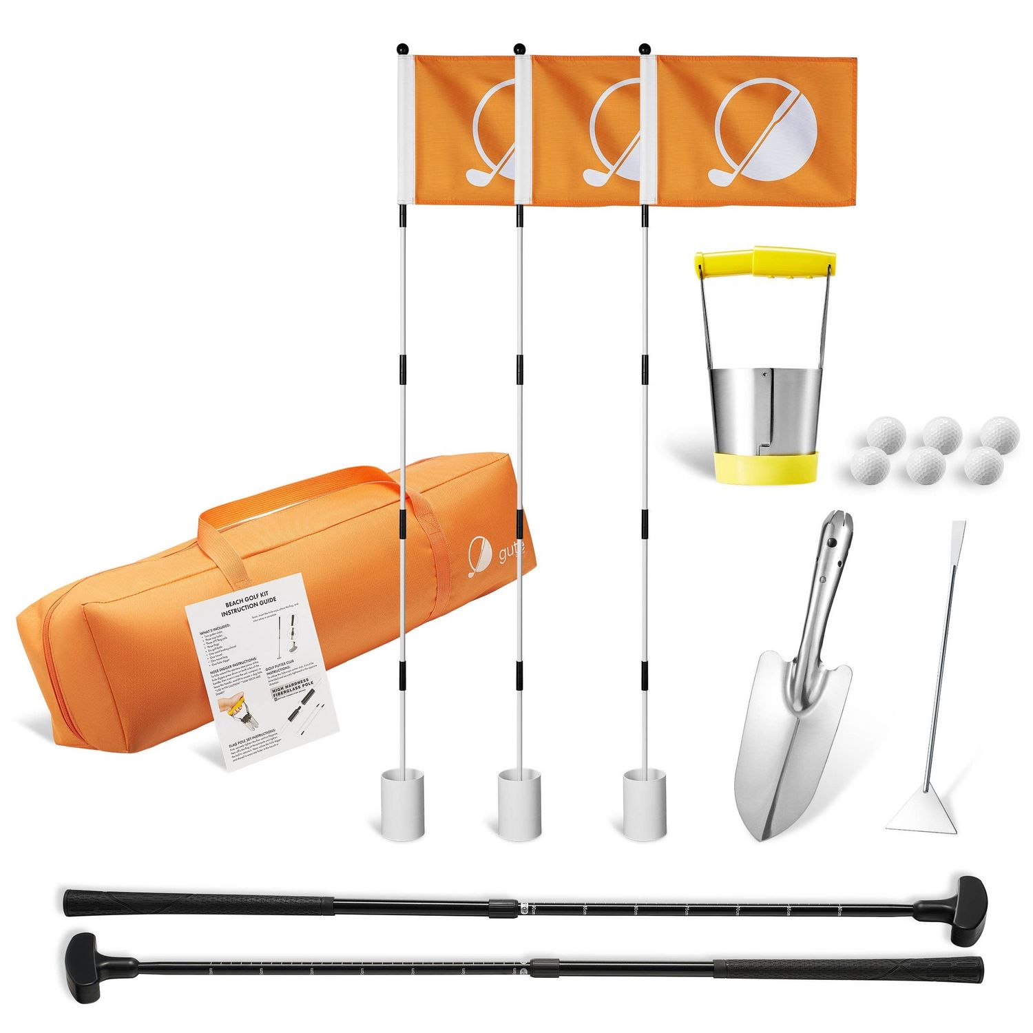 Golf &amp; Minigolf Complete Setup for Backyard, Beach