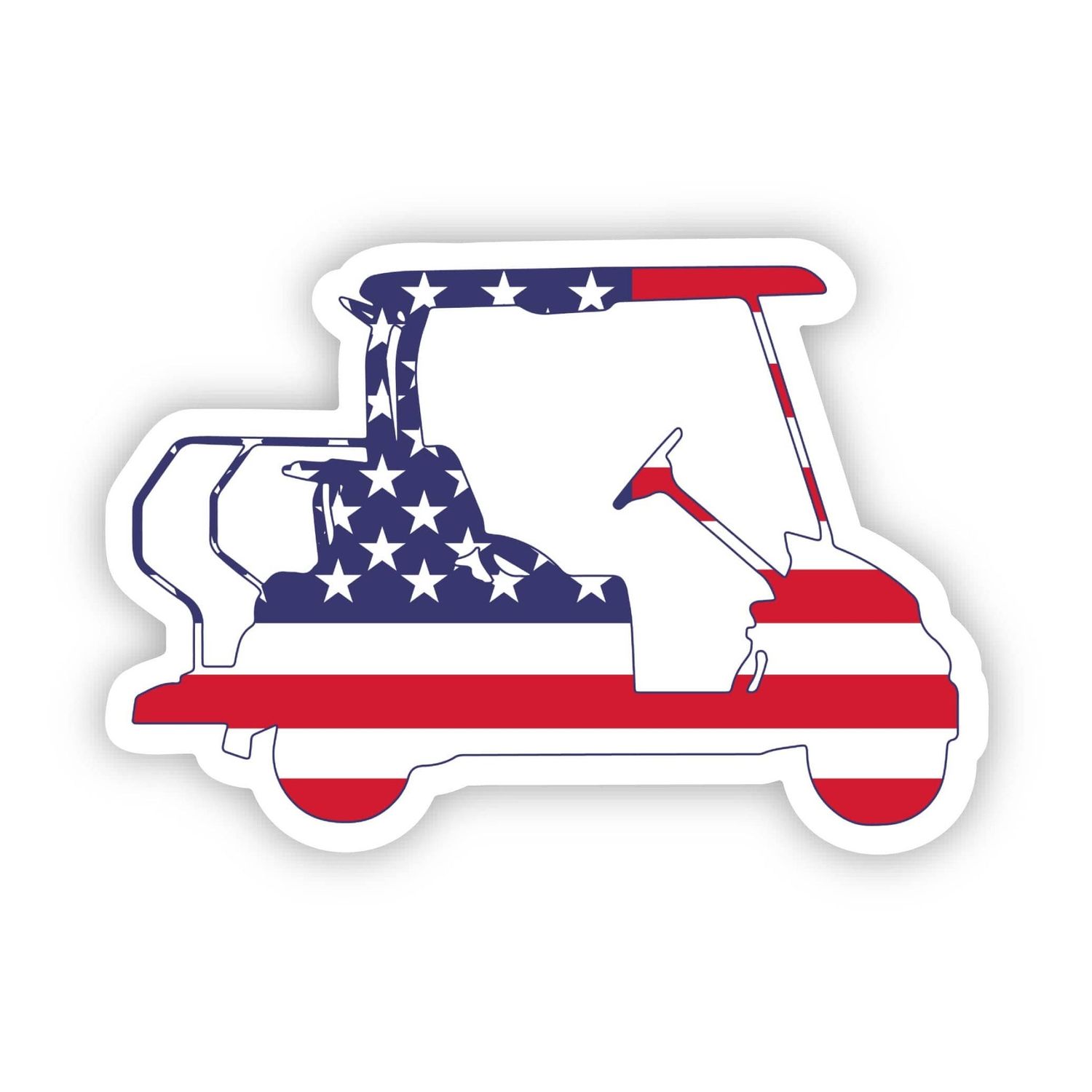 Golf Cart Sticker - 4th of July