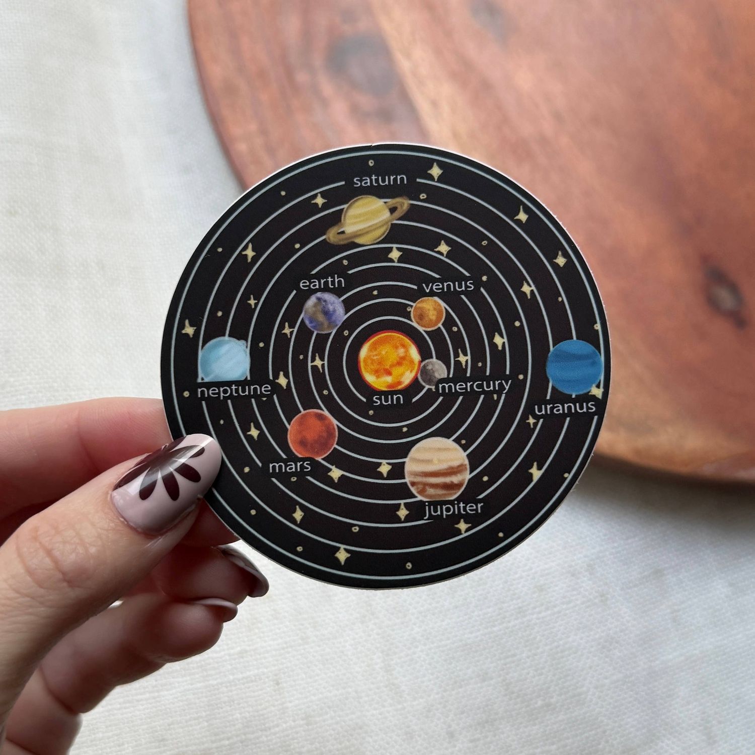 Solar System Sticker
