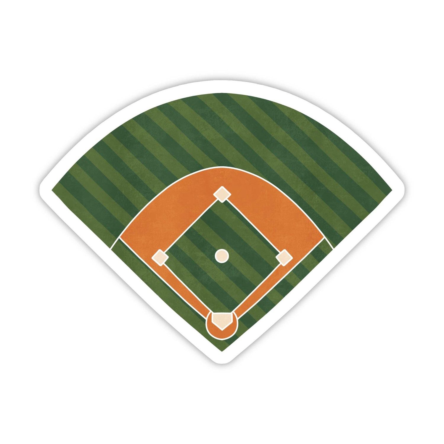 Baseball Diamond Sticker