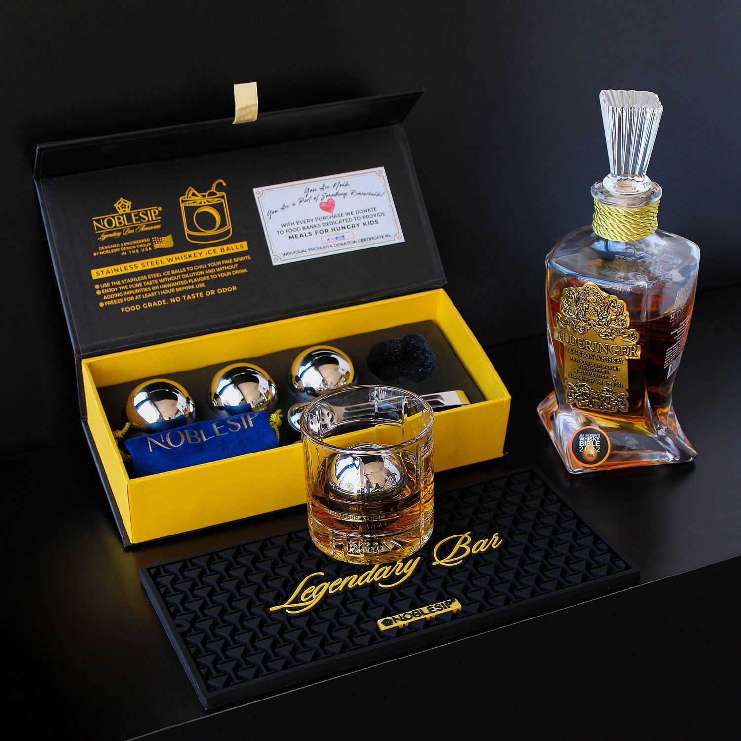 Whiskey INNOVATIVE Chilling Ice Balls, Great Home Bar Gift