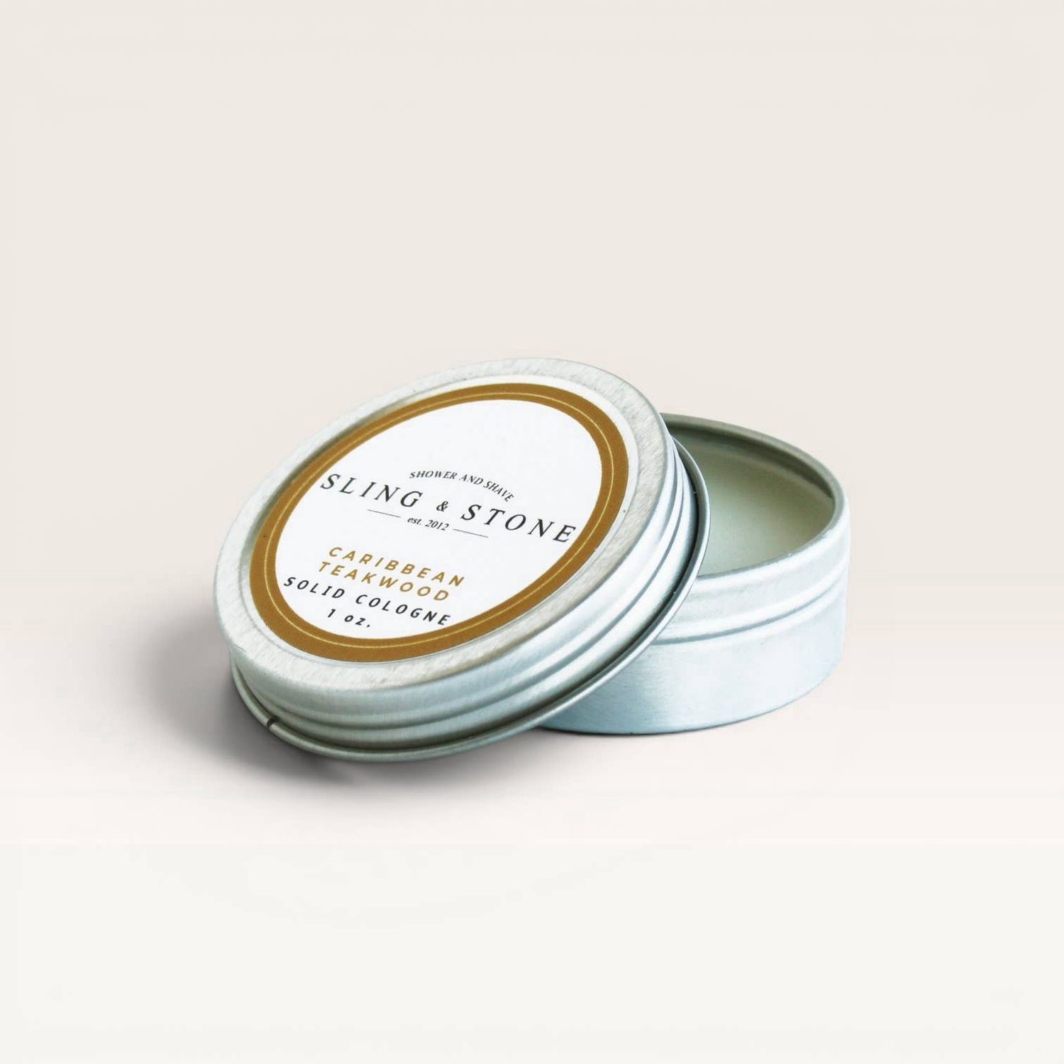 Sling and Stone Solid Cologne - Caribbean Teakwood