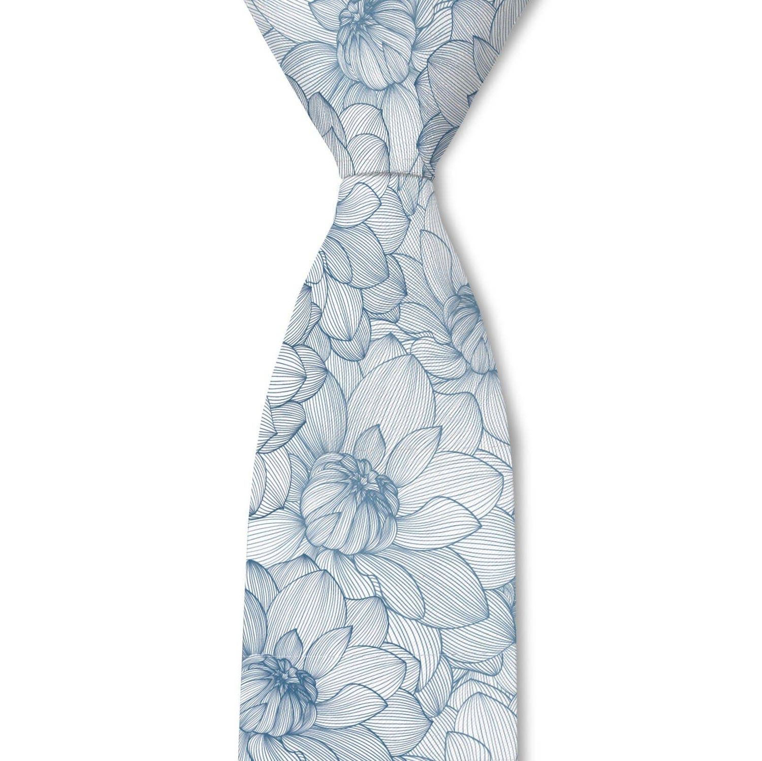 Dahlia Floral Tie | Wrinkle-Free &amp; Stain-Resistant