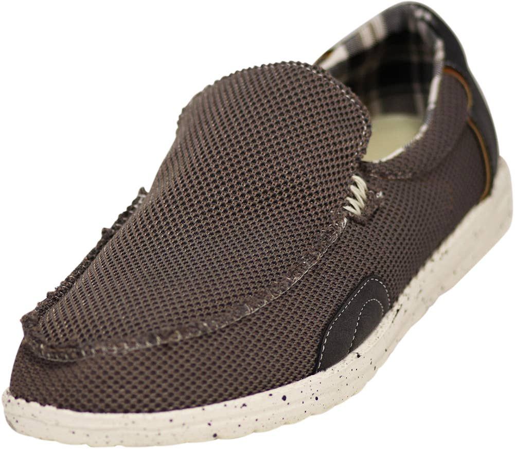 NORTY Men Lightweight Loafer Slip on Lace up Boat Shoe 41964