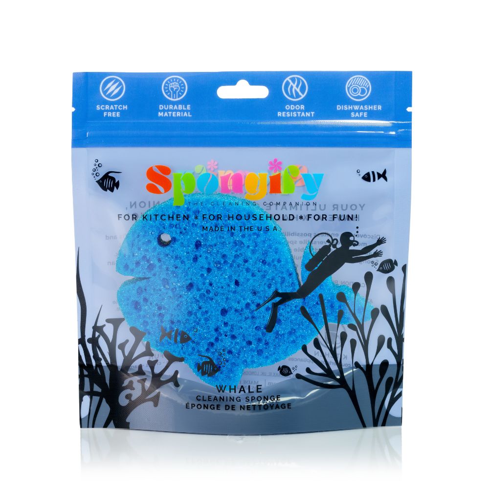 Whale Dinosaur Spongify™ Kitchen Sponge