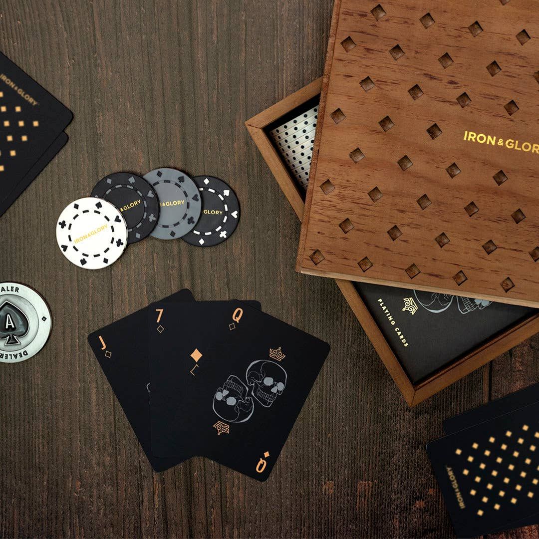 Dead Man’s Hand - Iron &amp; Glory premium poker set