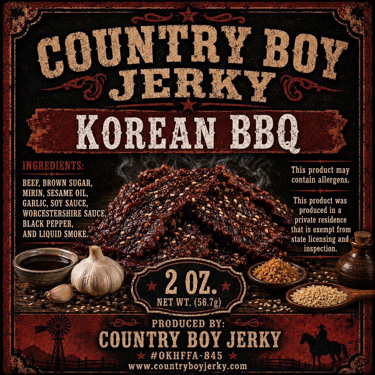 Korean BBQ 2oz