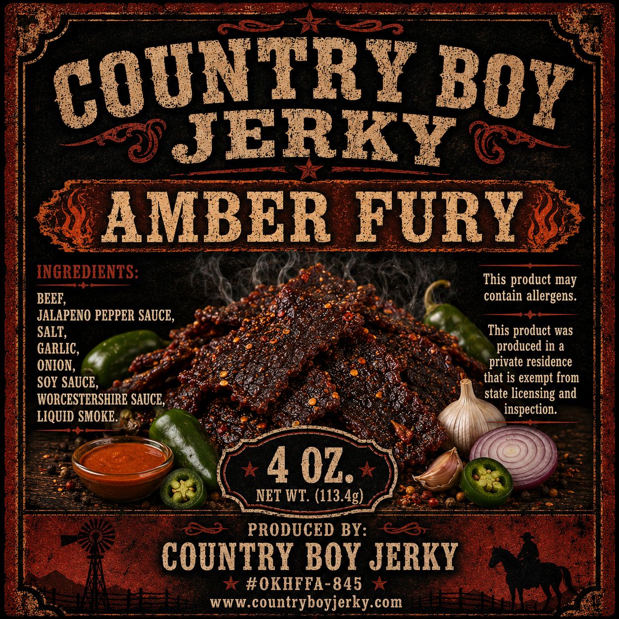Amber Fury 4oz