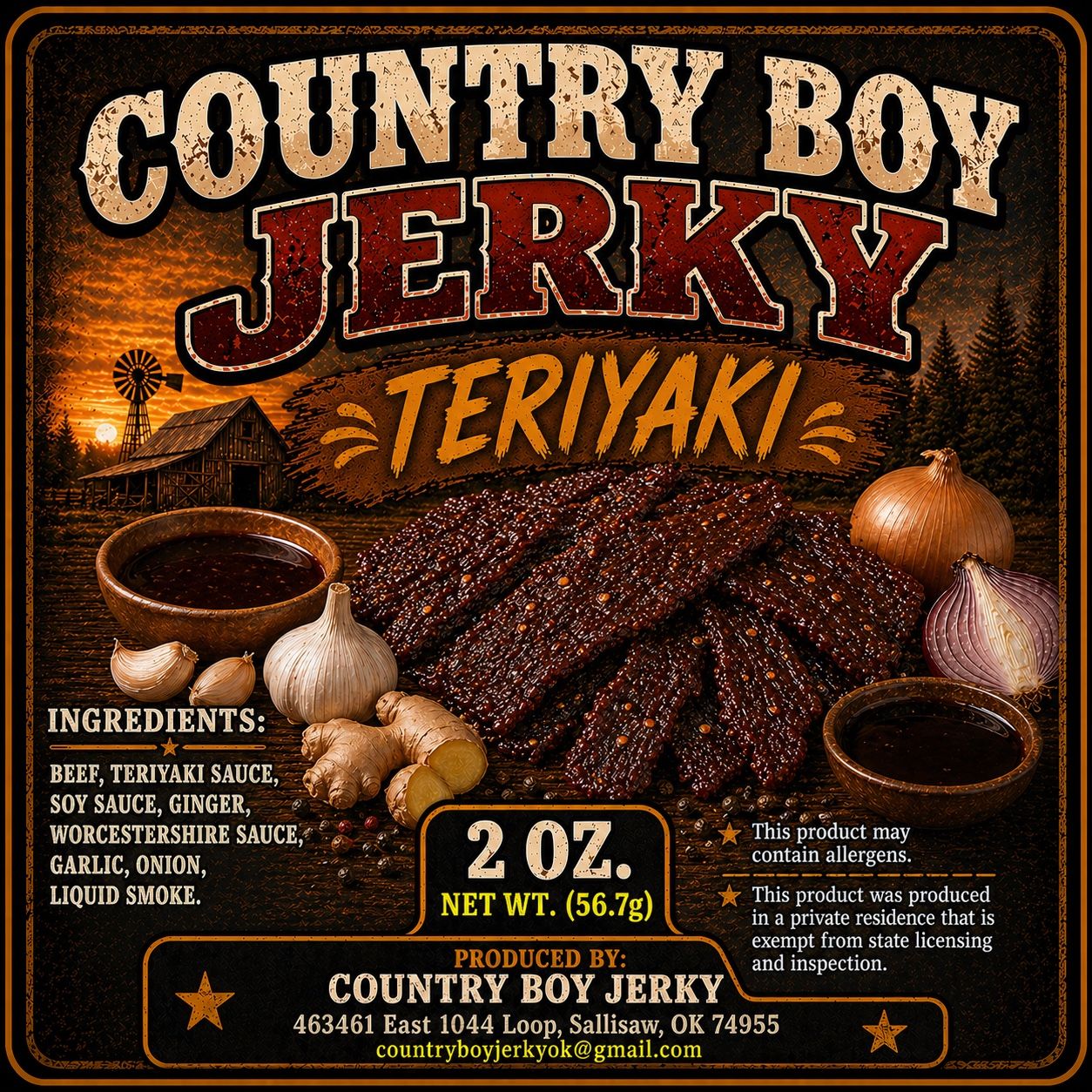 Teriyaki 4oz