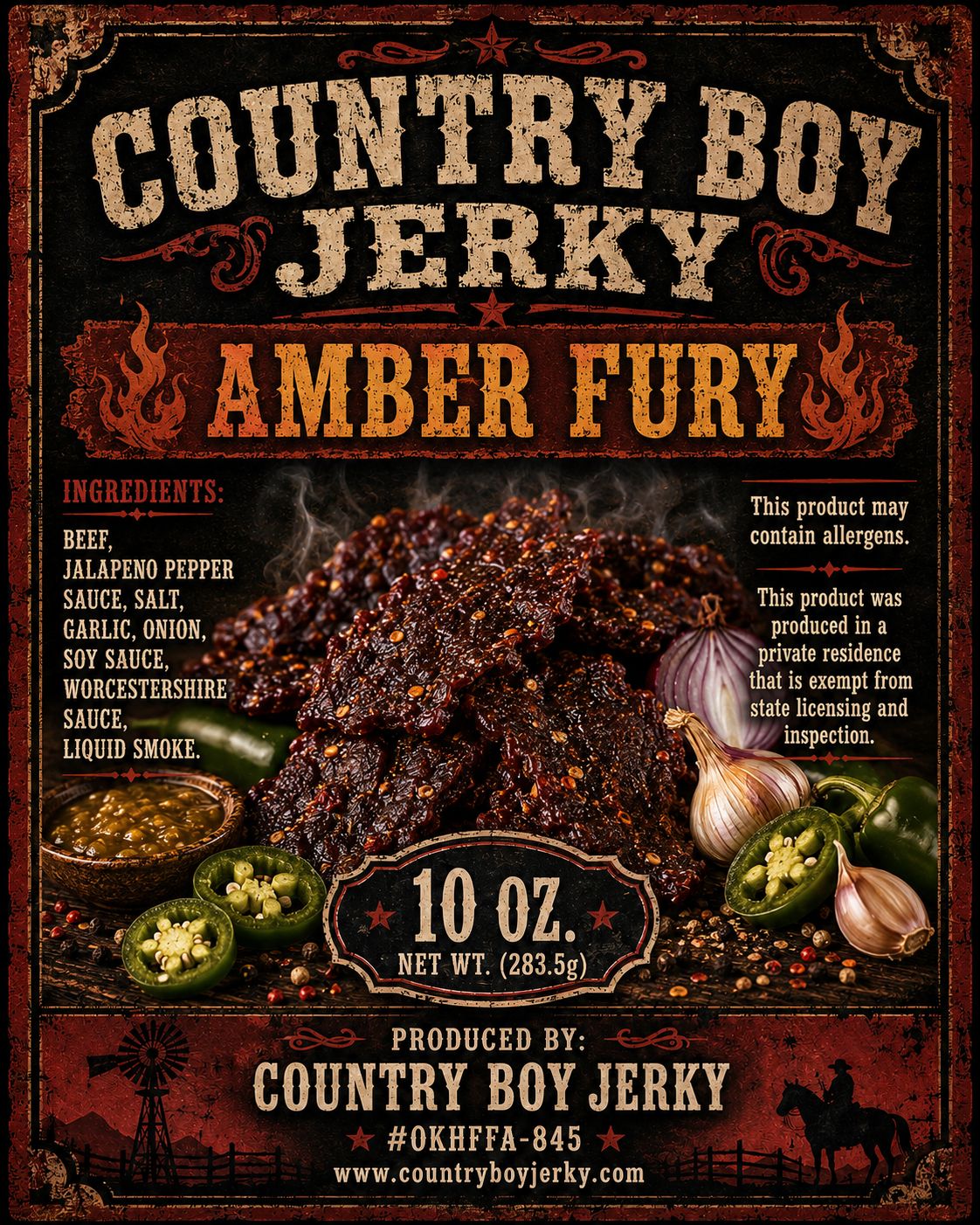 Amber Fury 10oz