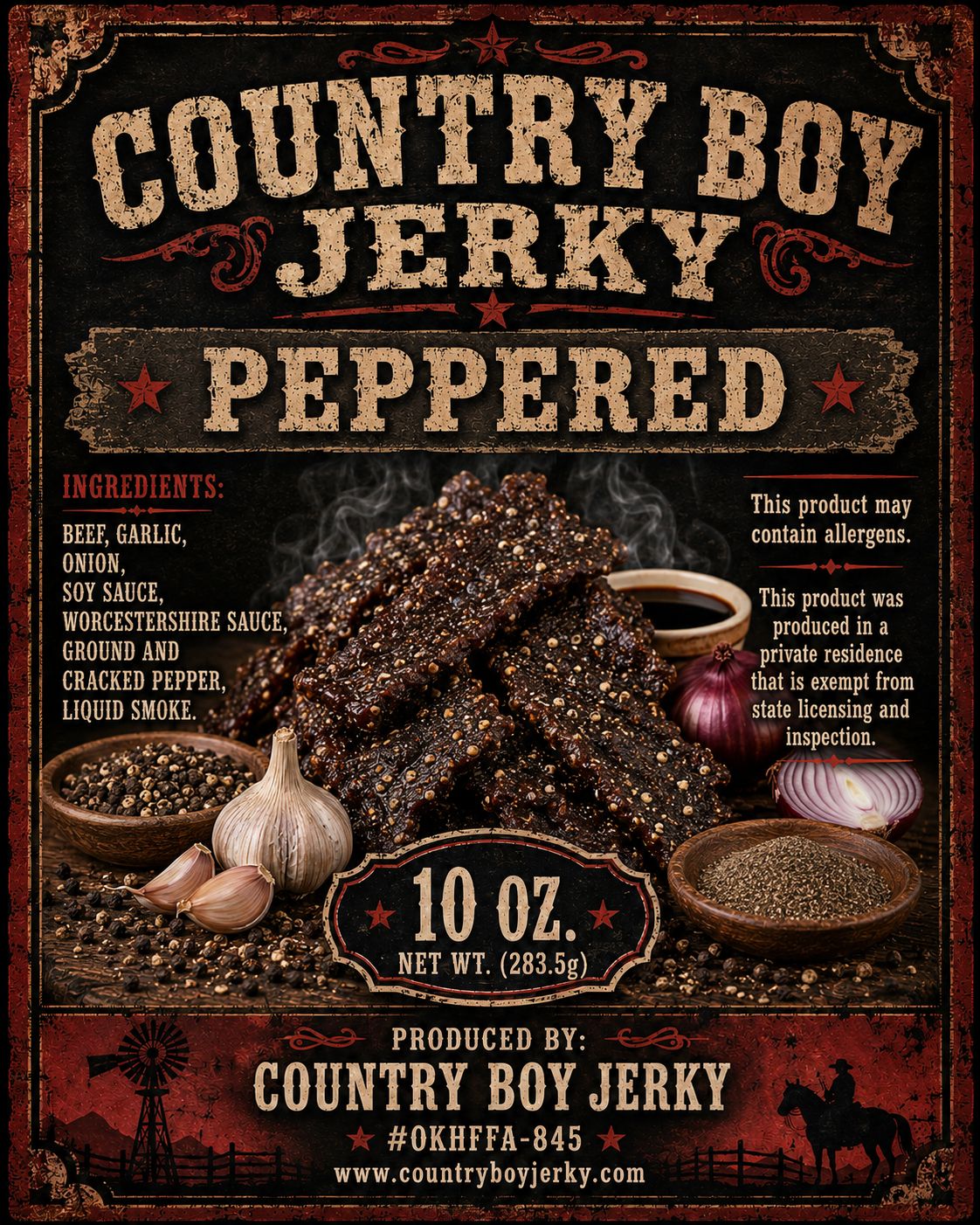 Peppered 10oz