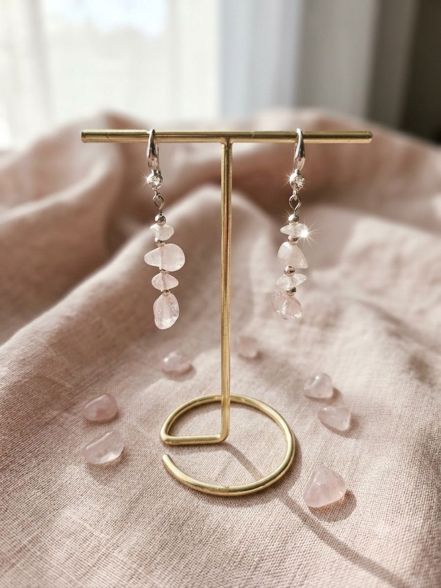 Pink on silver