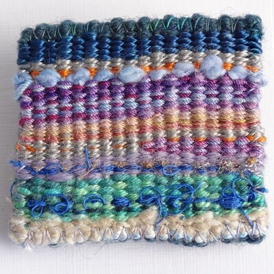 Machair tapestry brooch