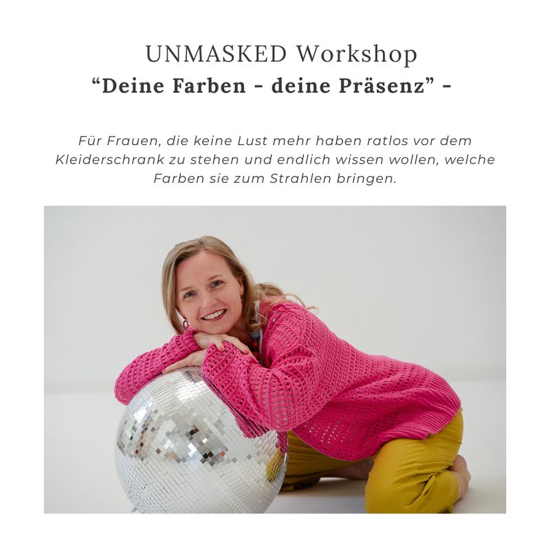 Mittwoch 7.10. Deine Farben - deine Präsenz | Workshop &amp; Portraitshooting für Frauen