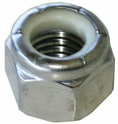 Tapco Nylon Insert Lock Nut (Nylock) - Zinc Plated - 1/2 x 13 (Carton of 100)