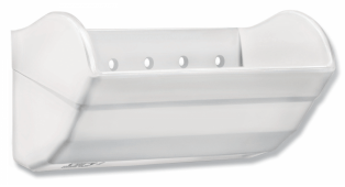 Tapco Heavy Duty Polyethylene Elevator Bucket model TP-CCHD-P-6x4-W - Color: White - Material: Poly…