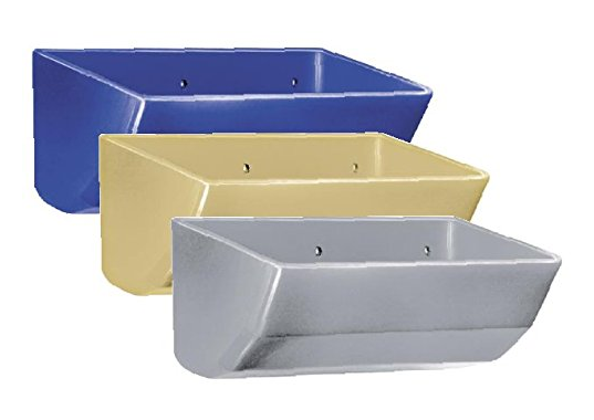 Tapco CCHD Low Profile Polyethylene Elevator Bucket model TP-CCHD-LP-P-15x7-B - Color: Blue - Mater…