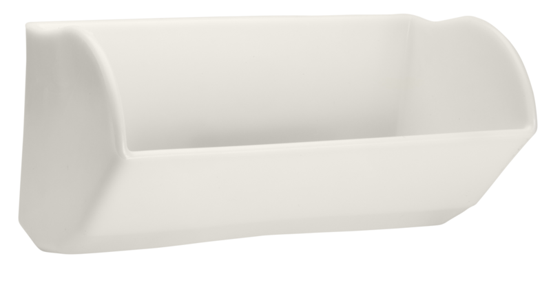 Tapco Heavy Duty Polyethylene Elevator Bucket model TP-CCHD-P-18x7-W - Color: White - Material: Pol…