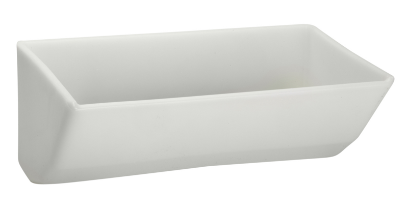 Tapco CCHD Low Profile Polyethylene Elevator Bucket model TP-CCHD-LP-P-10x7-W - Color: White - Mate…