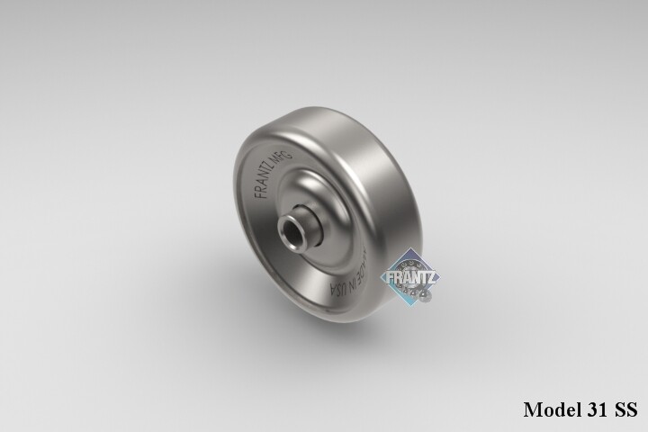 Frantz #31SS 1/4 in. dia. Round Bore All Stainless Skate Wheel (package of 100)