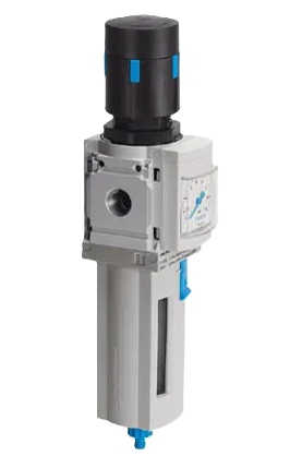 Festo MS4-LFR-1/4-D6-ERM-AS Filter Regulator, G 1/4, 40 micron, 0.08 to 1.4 MPa, 1700L/min, MS Series