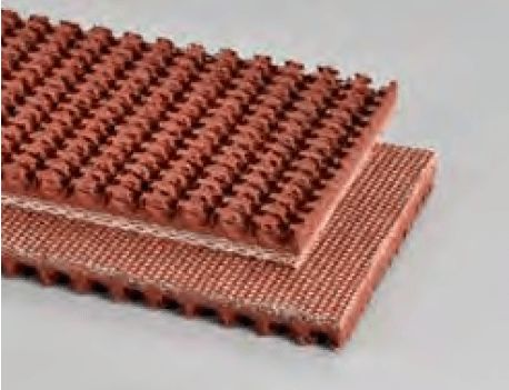 3-PLY 135# PIW BROWN NITRILE ROUGHTOP X FS