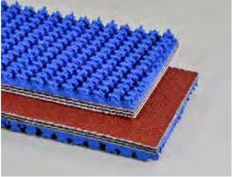 3-PLY 150# PIW BLUE CARBOX NITRILE R.T. X BARE