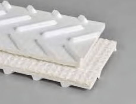 PVC 100 WHITE CHEVRON TOP II X FS OR/FDA