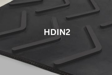 3-PLY 330# PIW BLACK 1/8 X 1/16 CLEAT TOP MOR