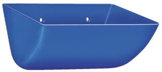 Tapco CCHD Low Profile Polyethylene Elevator Bucket model TP-CCHD-LP-P-15x7-B - Color: Blue - Material: Polyethylene - Carton Quantity: 9