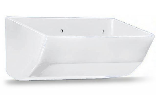 Tapco CC-HD 7×4 Low-Profile (old style) Polyethylene Elevator Bucket – White - model CCHD-LP-7x4-P-W