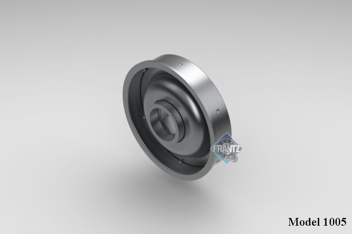 Frantz 1005 Non-Precision Conveyor Bearing – 1.9 in x 16 ga Tube, 7/16 in Hex Bore