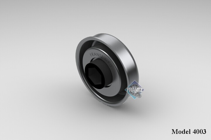Frantz 4003 GenStar® ABEC-1 Precision Conveyor Bearing – 1.9 in x 16 ga Tube, 7/16 in Hex Bore