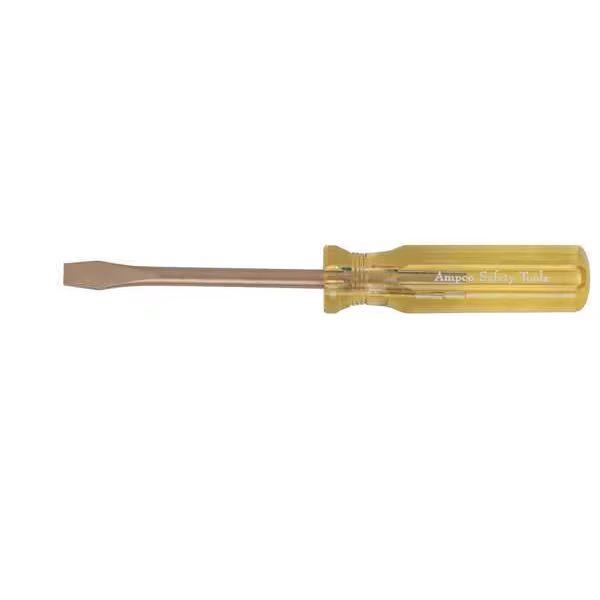 Ampco Safety S-37 Standard Screwdriver | 3/16 x 3-1/8 in. OAL Non-Sparking, Non-Magnetic