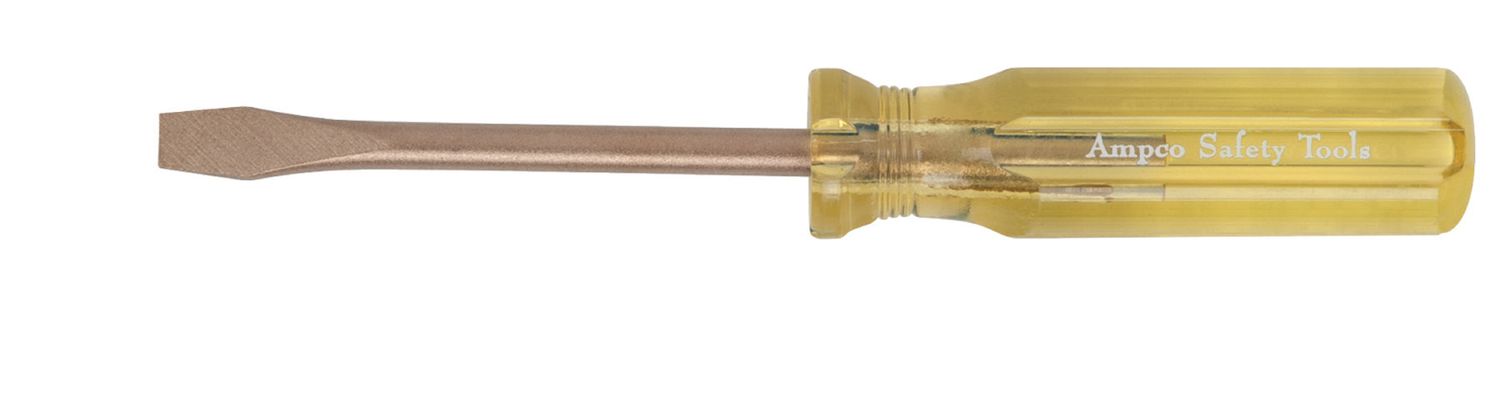Photo of Ampco Safety S-48 Standard Screwdriver | 5/16 x 3 in. OAL Non-Sparking, Non-Magnetic