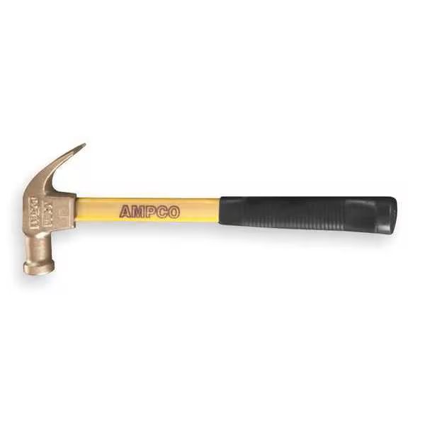 Ampco Safety H-20FG Claw Hammer | 1 LB 14 in. IAL Non-Sparking, Non-Magnetic