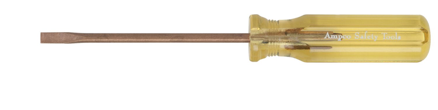 Photo of Ampco Safety S-55 Cabinet Tip Screwdriver | 3/16" Non-Sparking, Non-Magnetic