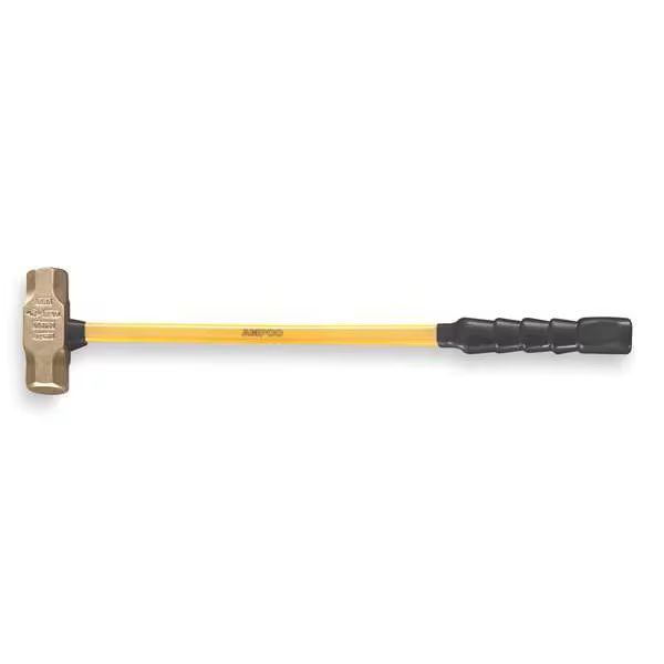 Photo of Ampco Safety H-70FG Sledge Hammer | 6 LB 33 in. OAL Non-Sparking, Non-Magnetic