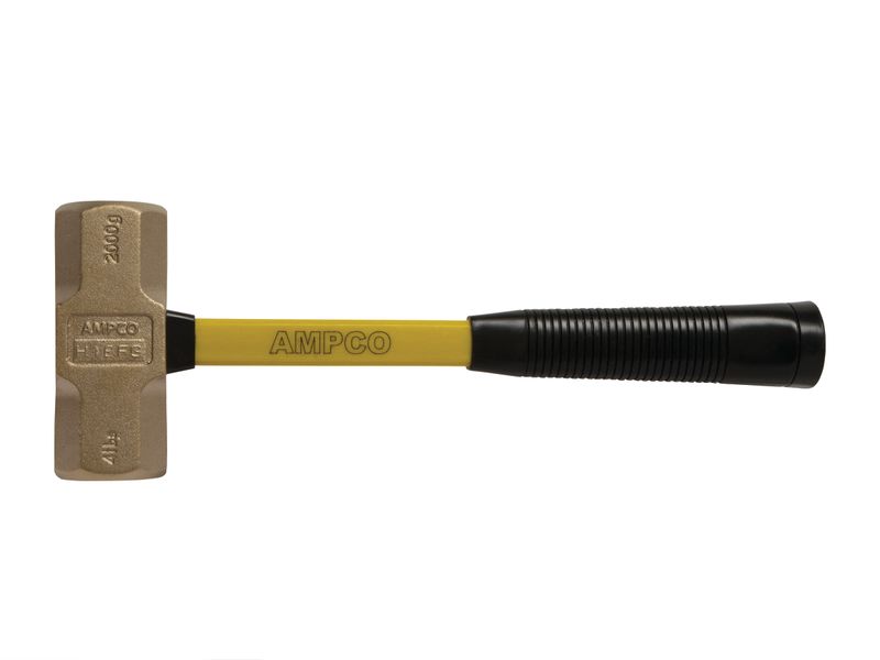 Photo of Ampco Safety H-17FG Blacksmith's Sledge Hammer | 3 LB 14 in. OAL Non-Sparking, Non-Magnetic