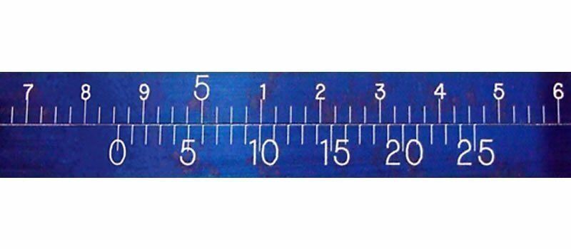 PI TAPE Model P000EZ - 0.5 in. - 2 in. Range Outside Diameter Measuring Tape - Easy To Read Blue