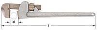 Ampco W-212AL Aluminum Pipe Wrench, 14 in. OAL, Pipe to 2-13/16 in. Non-Sparking, Non-Magnetic