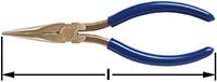 Ampco P-326 Needle-Nose Pliers, 7 in. OAL Non-Sparking, Non-Magnetic