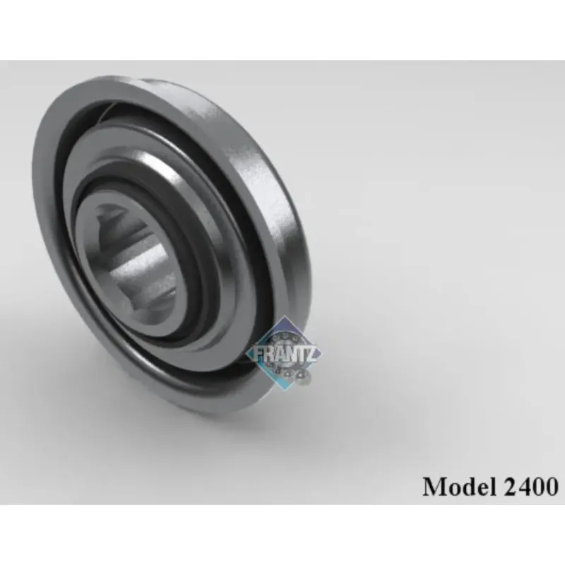 Frantz 2400 GenII® Semi-Precision Conveyor Bearing – 2-9/16 in x 7 ga Tube, 11/16 in Hex Bore